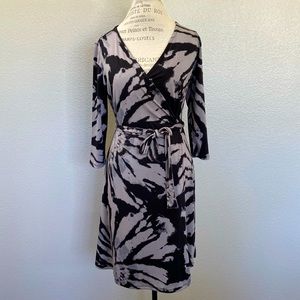 LulaRoe Wrap around dress with 3/4 sleeves